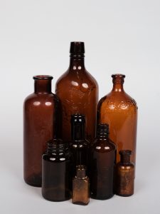 Vintage and Antique brown bottles